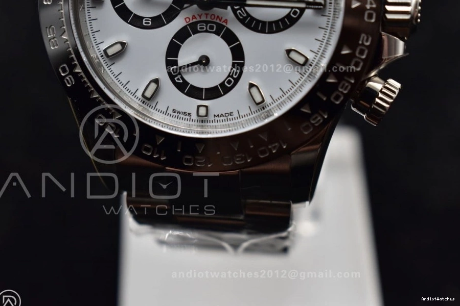 SS Lightweight Case 726 And Clean V3 White 116500 Dial 904L Daytona Bracelet 0713